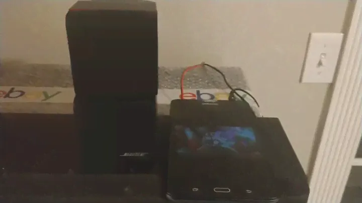BOSE DOUBLE CUBE Redline Speakers Lifestyle Acoustimass RCA Test