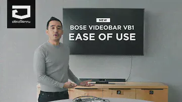 Bose VB1 - Ease Of Use