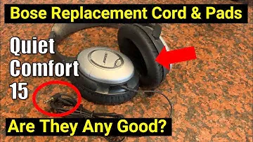 Keep your Headphone Alive! Replacement Bose Quiet Comfort QC15 Cable and Ear Pads