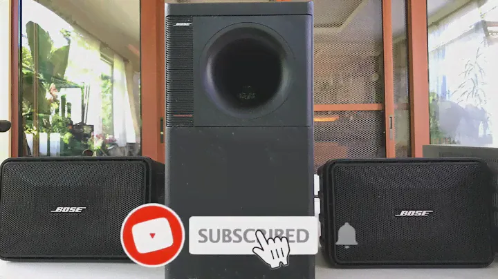 Bose 101 with Acoustimass Subwoofer Test 2021
