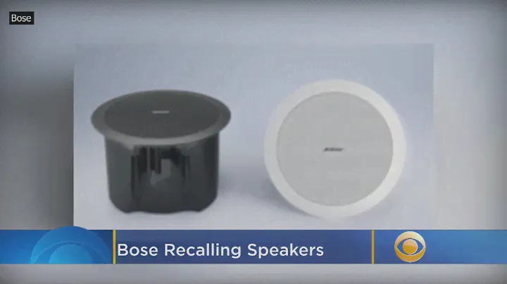 Bose Recalling Speakers Due To Injury Hazard