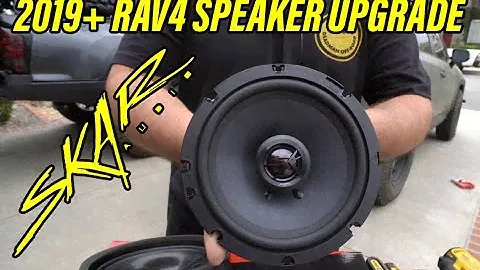 Door Speaker Upgrade for the Toyota Rav4 2019+ | Plug & Play Connectors Like Oem With Skar Audio