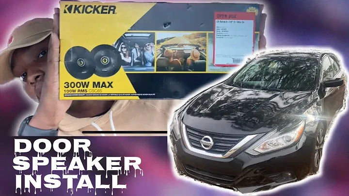DIY DOOR SPEAKER INSTALL in MY NISSAN ALTIMA