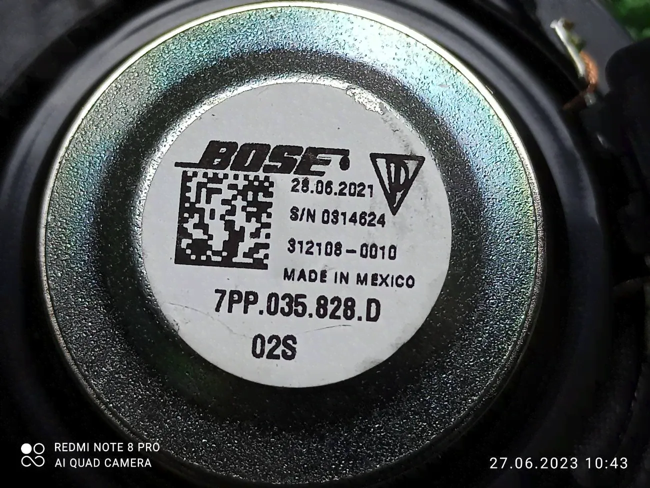 Динамик Bose Porsche Macan 2021 95B 7PP035828D в Москве-1