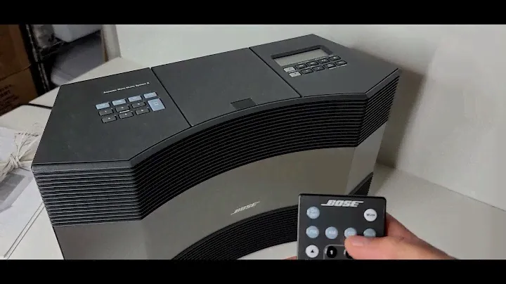 Музыкальная система Bose Acoustic Wave II AM/FM-CD AUX с пультом дистанционного управления и руководством по эксплуатации