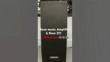 Bose music amplifier & bose 251 sound test🔊🔊🔊