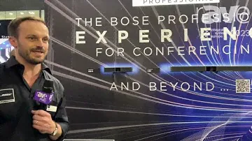 ISE 2023: Bose Professional Presents VB-S and VB1 Video Bar Conferencing Devices