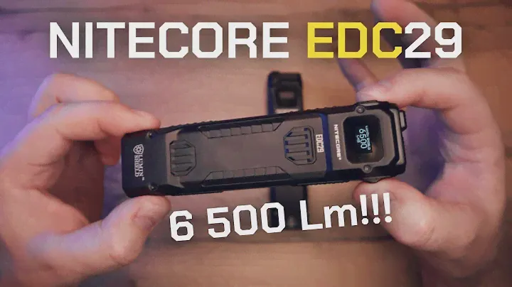 ОЧЕНЬ ЯРКИЙ EDC ФОНАРЬ !1!  NITECORE EDC29 - 6500 Lm